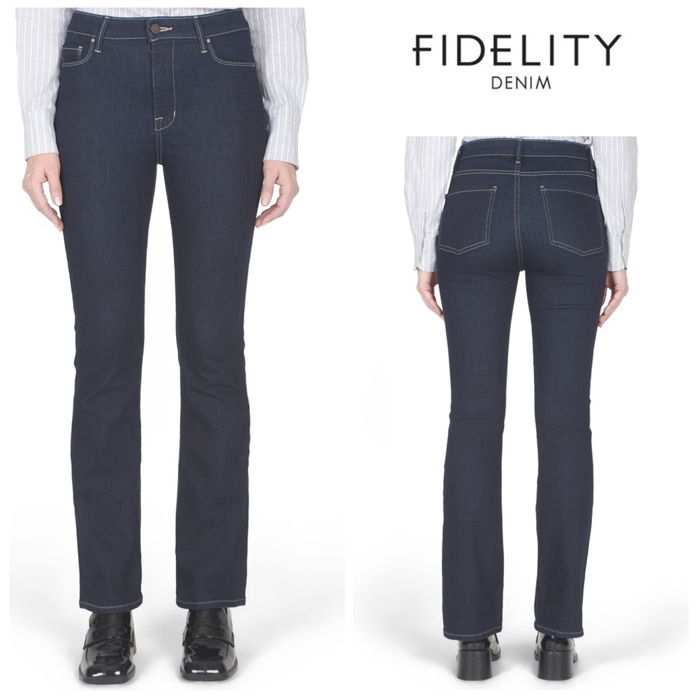 Fidelity Cali High Rise Full Length Jeans in Excel Rinse
